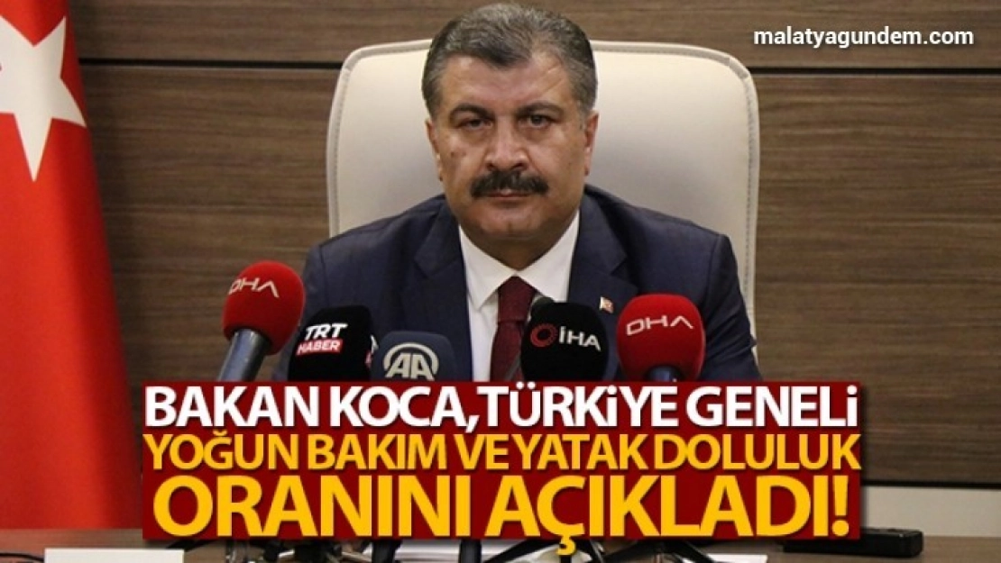 Bakan Koca'dan önemli açıklamalar