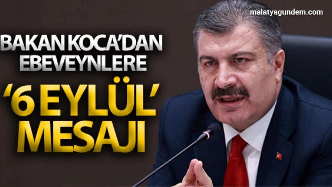 Bakan Koca: 'Hastalığa yakalananlar çocuklarını üzer'