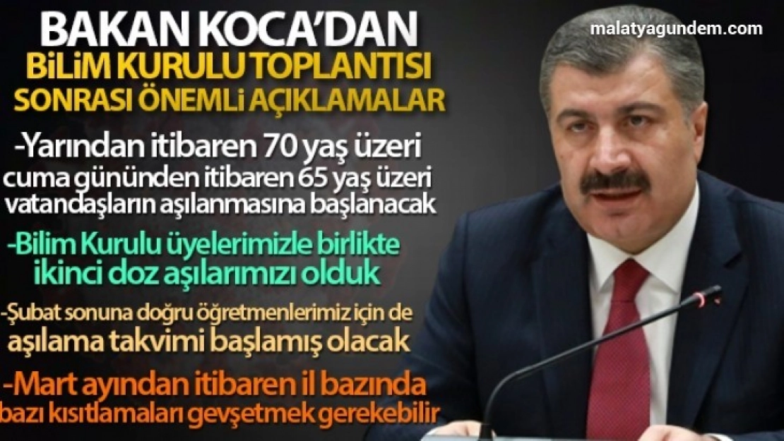 Bakan Koca: Yeni dönemin adı 'yerinde karar' dönemidir