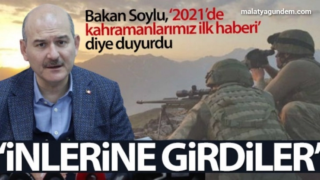 Bakan Soylu böyle duyurdu! 'İnlerine girdiler...'