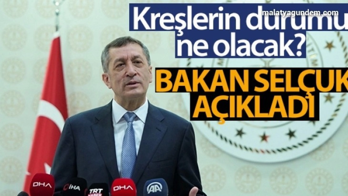 Bakan Ziya Selçuk'tan kreşler hakkında önemli açıklamalar