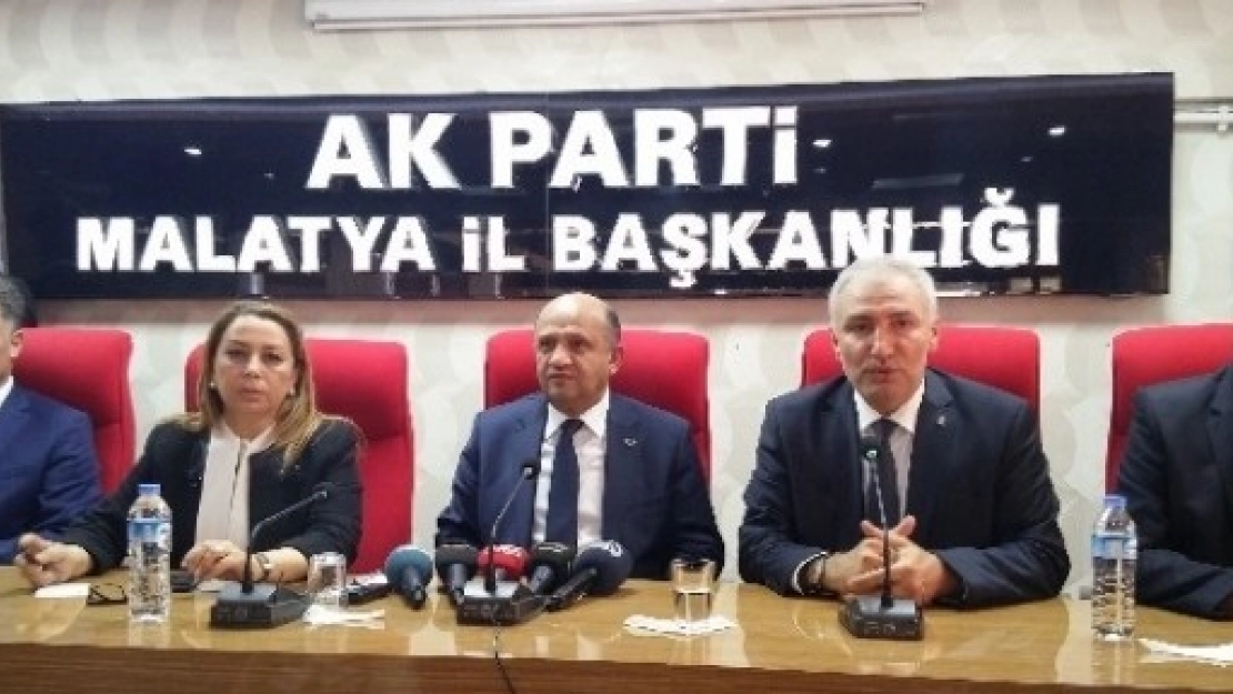 Bakan Işık AK Parti Malatya İl Başkanlığını Ziyaret Etti