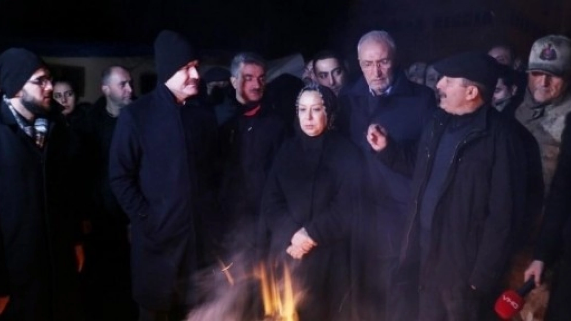 Bakanlar Doğanyol'da İncelemelerde Bulundu