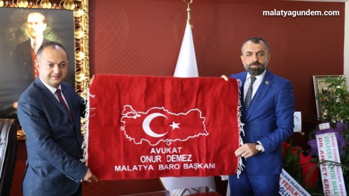 Başkan Akın'dan baroya ziyaret