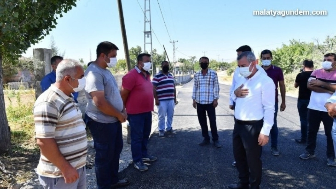 Başkan Çınar,  yol yenileme çalışmalarını inceledi