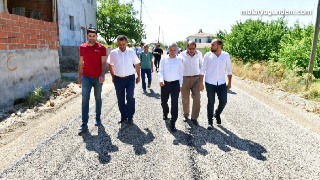 Başkan Çınar, yol yenileme hizmetlerini inceledi