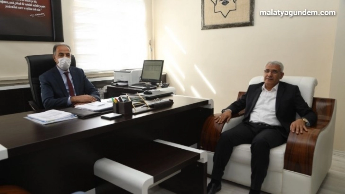 Başkan Güder'den Kaçmaz'a hayırlı olsun ziyareti