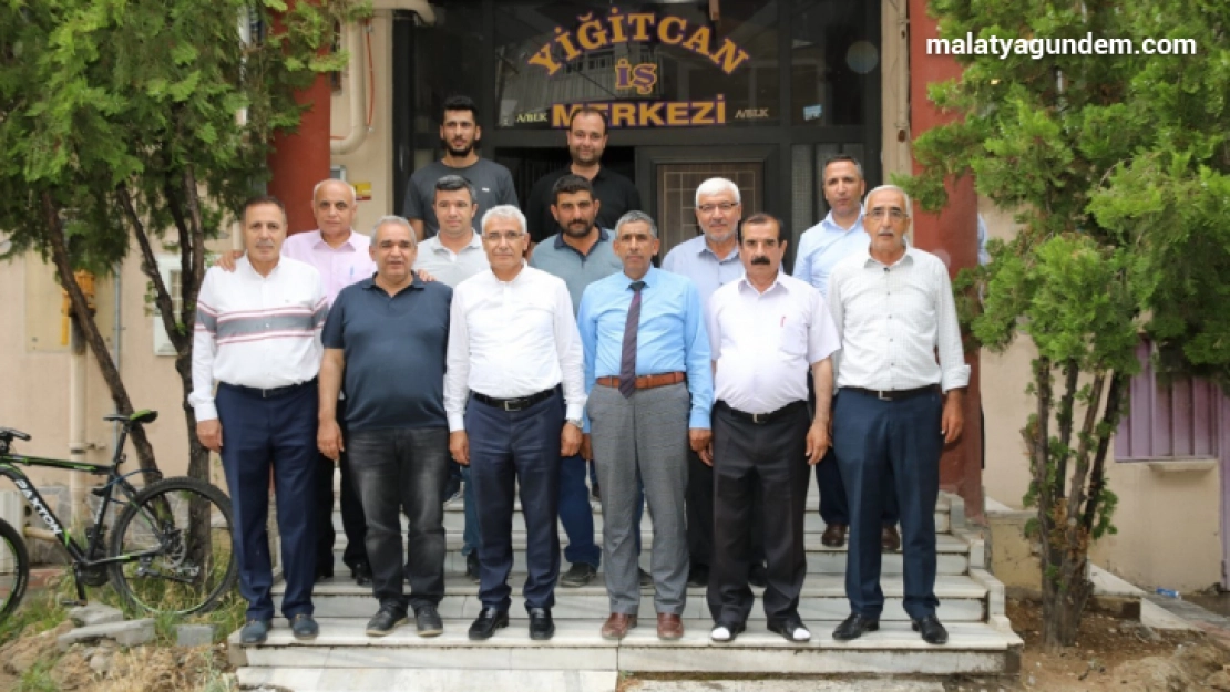 Başkan Güder'den Taneli'ye hayırlı olsun ziyareti