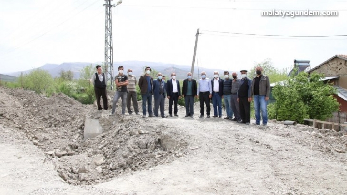 Başkan Güder, Orduzu'daki alt yapı çalışmalarını inceledi