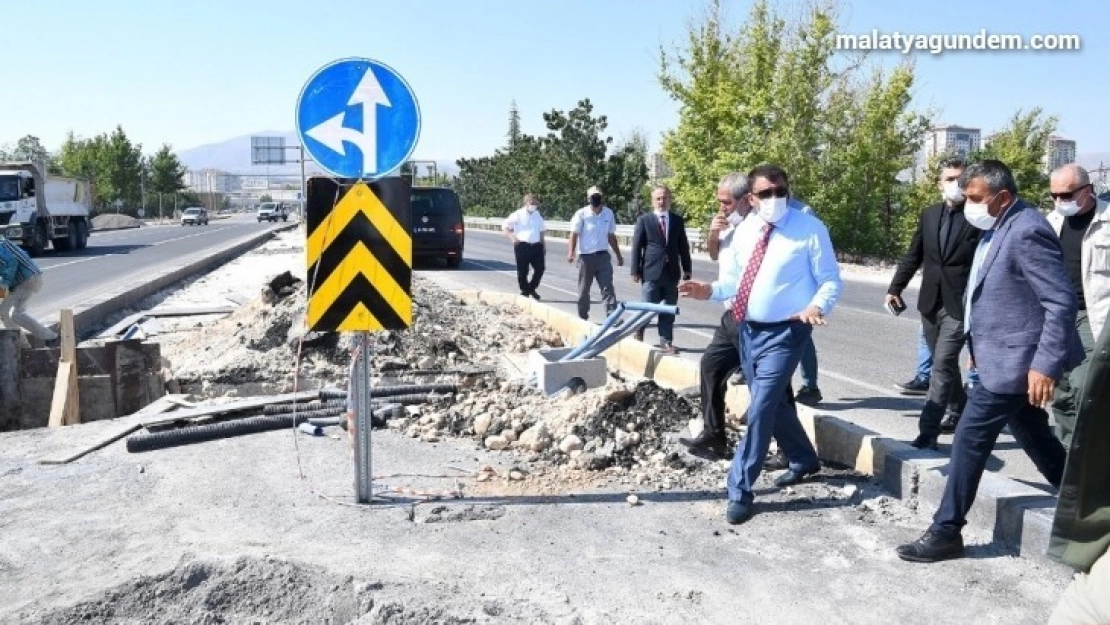 Başkan Gürkan, Anayurt Bulvarı'nda inceleme