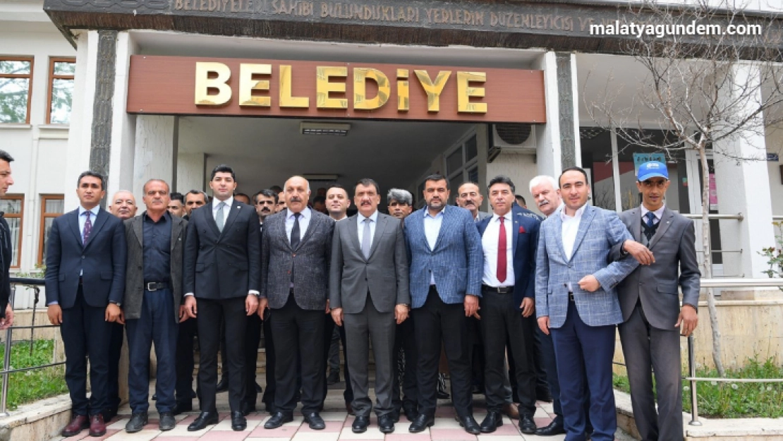 Başkan Gürkan, Doğanşehir'de temaslarda bulundu