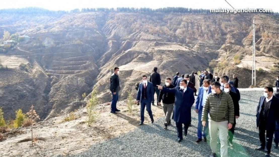 Başkan Gürkan, Pütürge yatırımlarını inceledi: