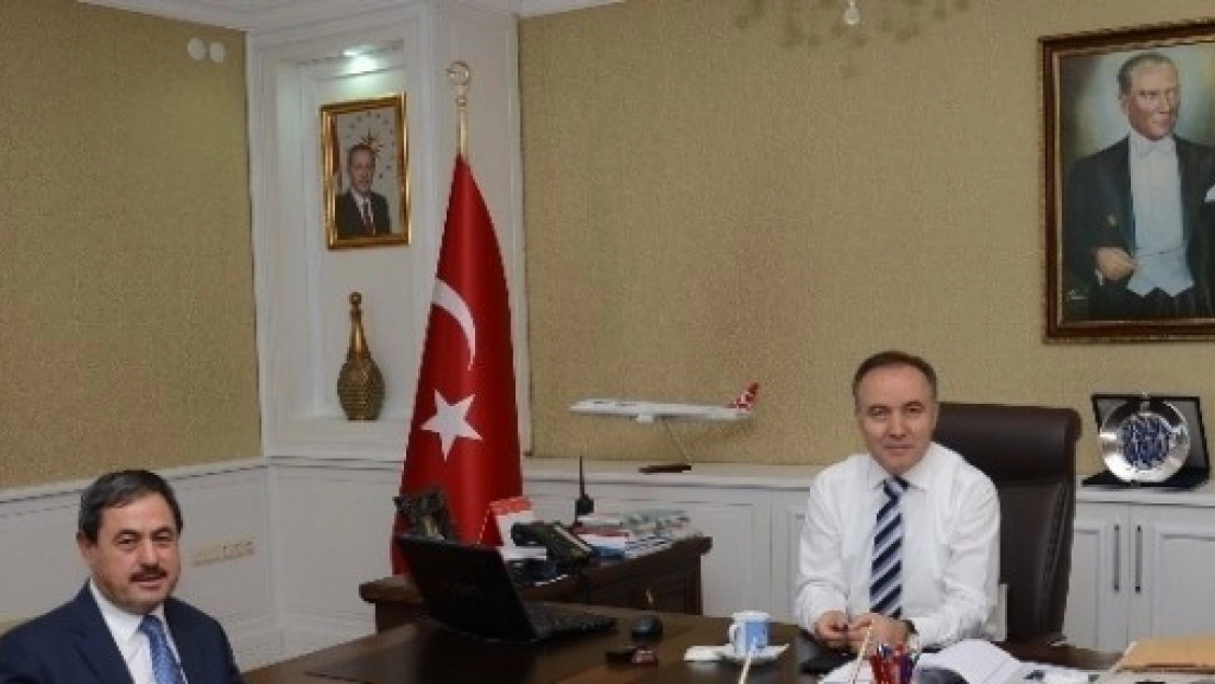 Başkan Eser'den, Erzurum Valisi Altıparmak'a Ziyaret