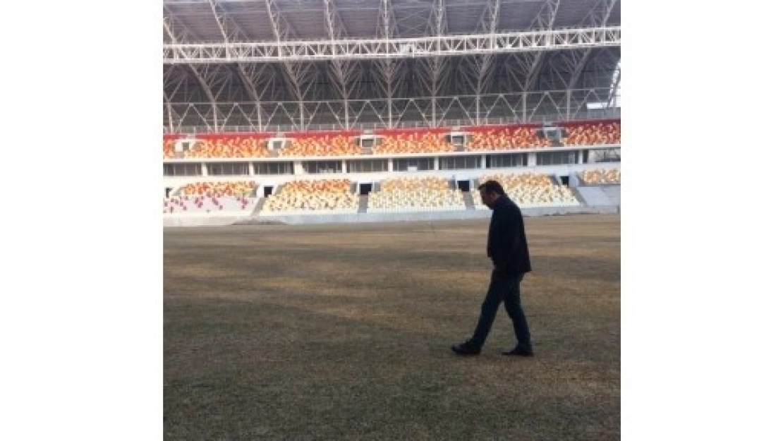 Başkan Gevrek Yeni Statta İncelemelerde Bulundu