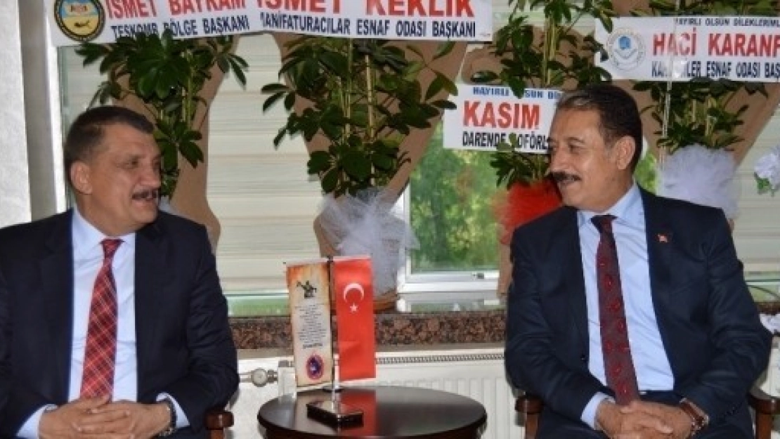 Başkan Gürkan'dan Keskin'e Ziyaret