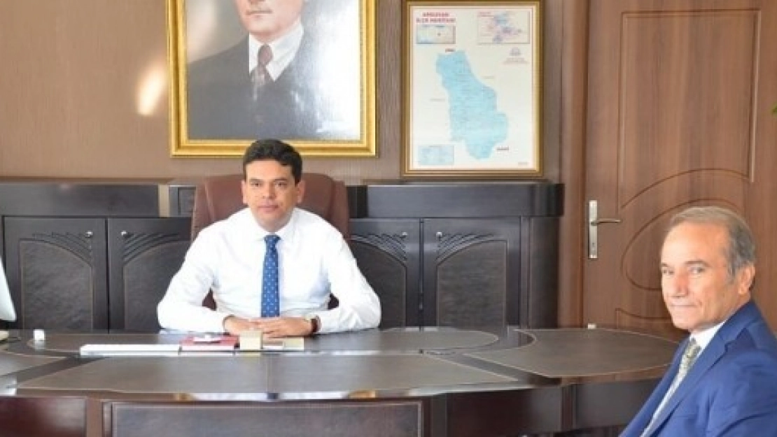 Başkan Kızıldaş'tan, Kaymakam'a Hayırlı Olsun Ziyareti