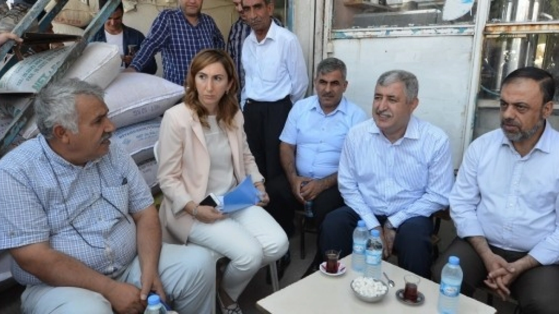 Başkan Polat, Buğday Pazarını Ziyaret Etti