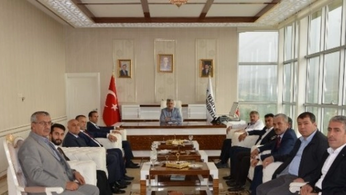 Başkan Polat, Yeni Malatyaspor Yönetimini Ağırladı