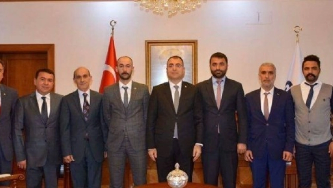 Başkan Samanlı Vali Toprak'ı Ziyaret Etti