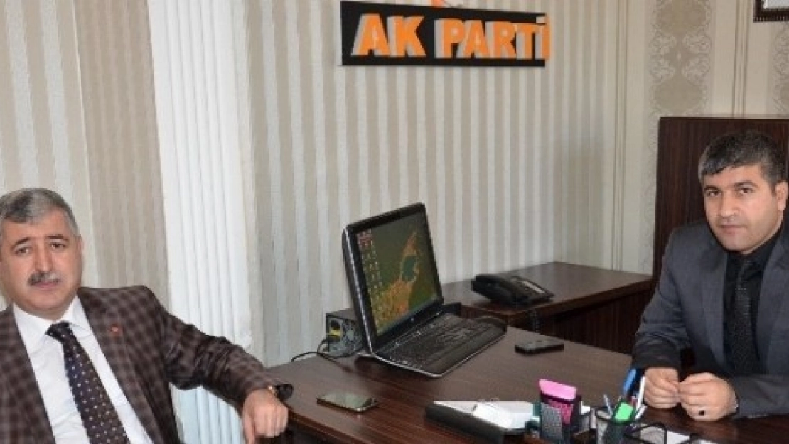 Polat'tan, Yen Başkan  Yalçınkaya'ya Hayırlı Olsun Ziyareti