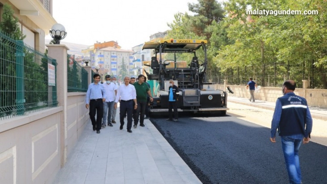 Battalgazi Belediyesi'nden Çöşnük'e konforlu yol hizmeti