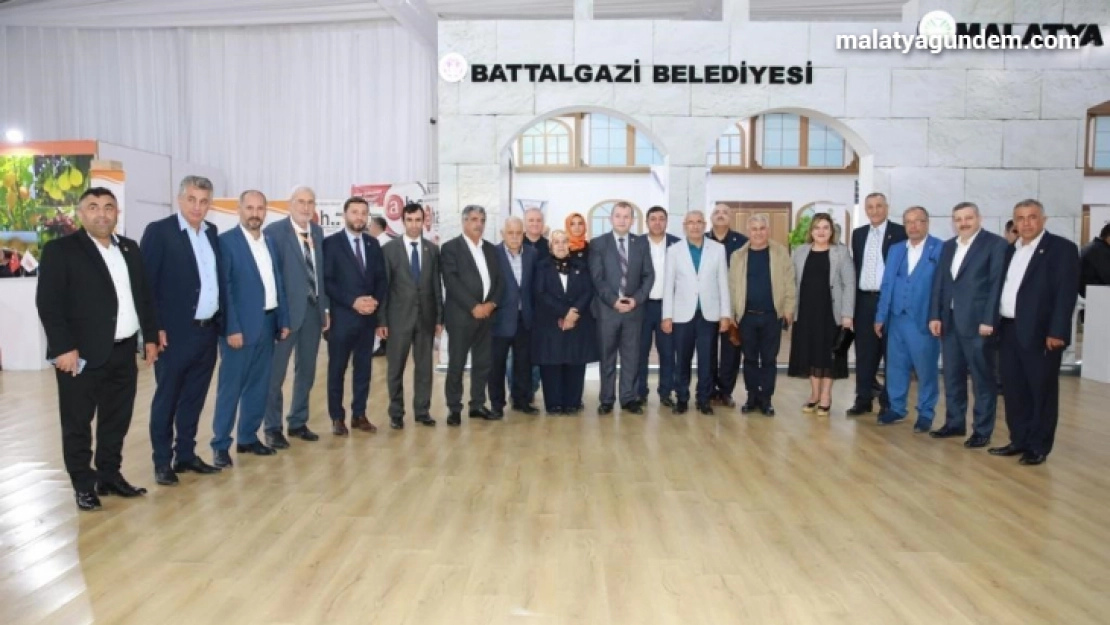 Battalgazi Belediyesi standına yoğun ilgi