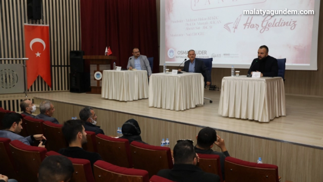 Battalgazi'de 'Ahmet Kekeç' paneli düzenlendi