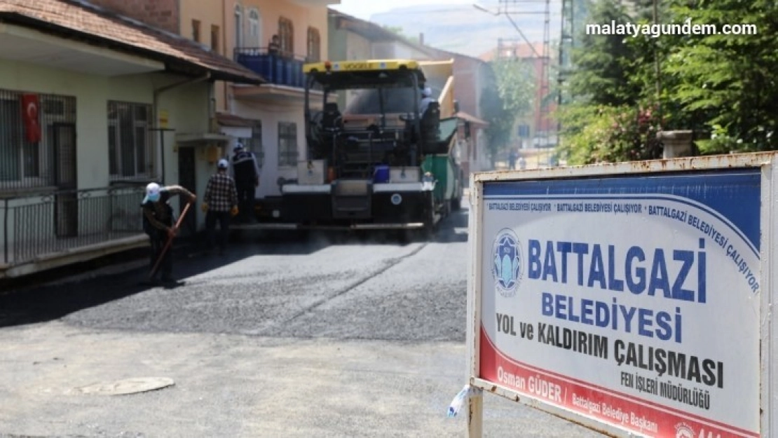 Battalgazi'de asfaltsız yol kalmıyor