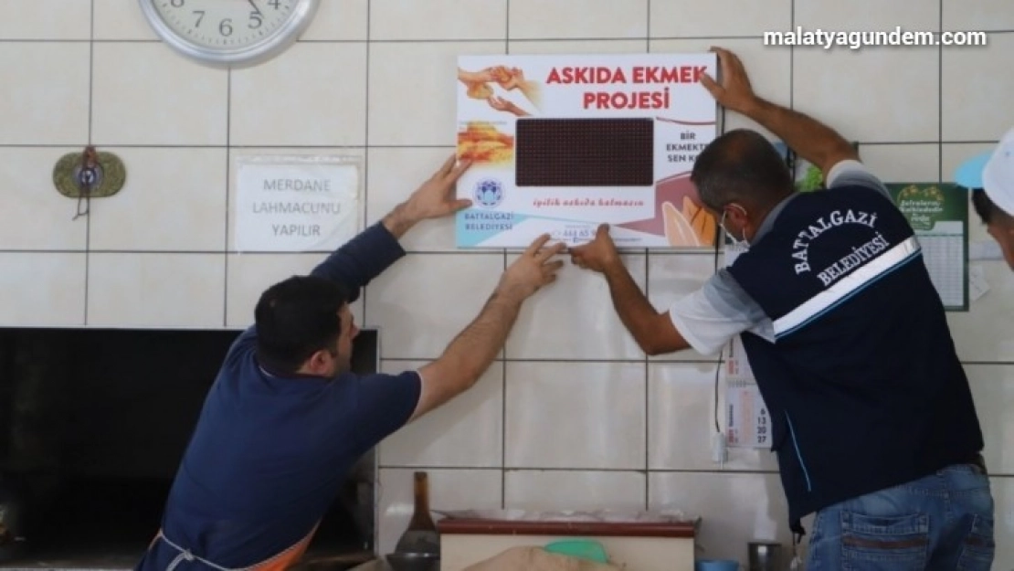 Battalgazi'de Askıda ekmek projesi yaygınlaşıyor