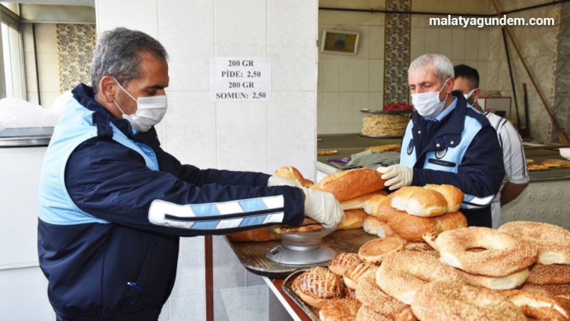 Battalgazi'de fırınlara gramaj ve hijyen denetimi