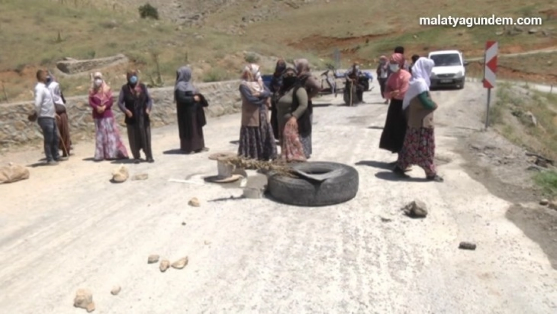 Battalgazi'de taş ocağı tepkisi