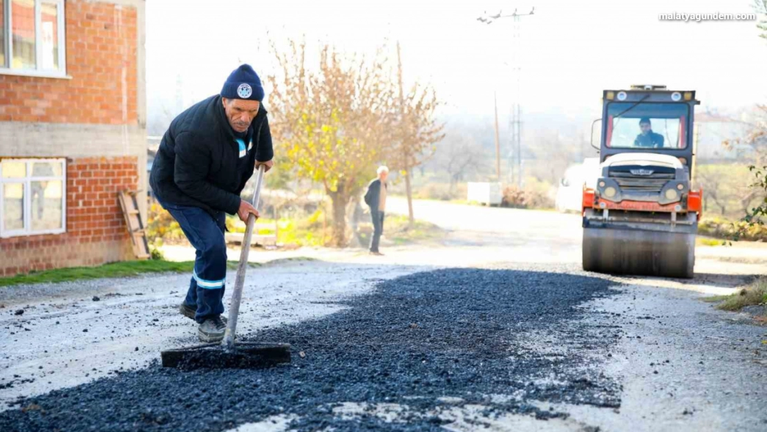 Battalgazi'de yol çalışmaları devam ediyor