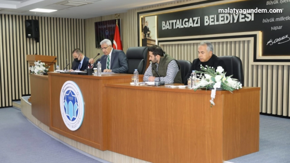 Battalgazi meclisi, aralık ayı olağan toplantısı tamamlandı