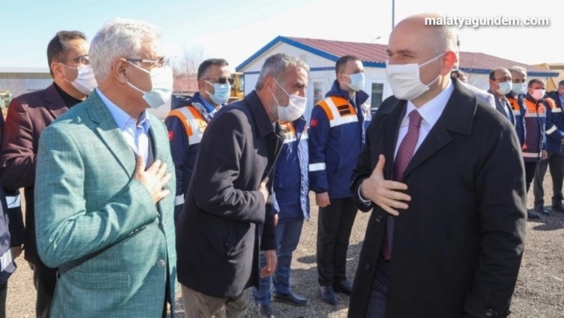 Battalgazi'nin projelerine Bakan Karaismailoğlu'ndan tam destek