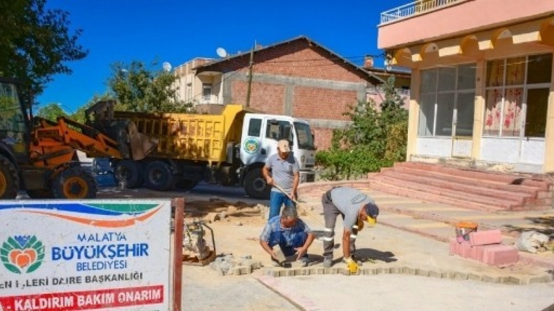 Battalgazide Asfalt Çalışmaları Devam Ediyor