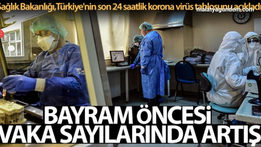 Bayram öncesi vaka sayılarında artış