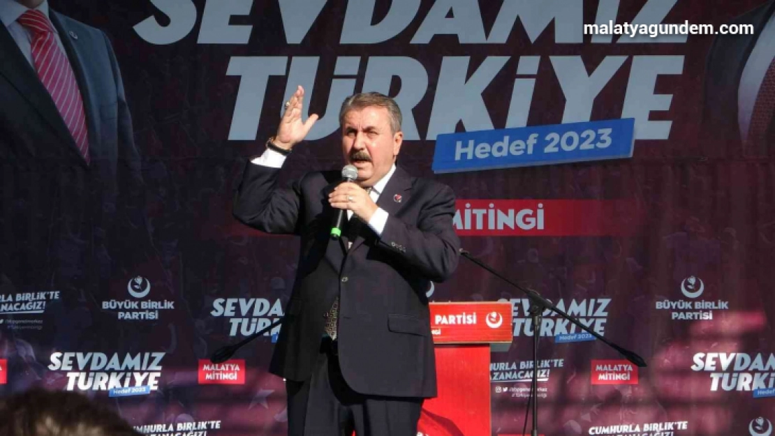 BBP Lideri Destici: 'Suriye'de bir terör devleti kurulmasına müsaade etmeyeceğiz'