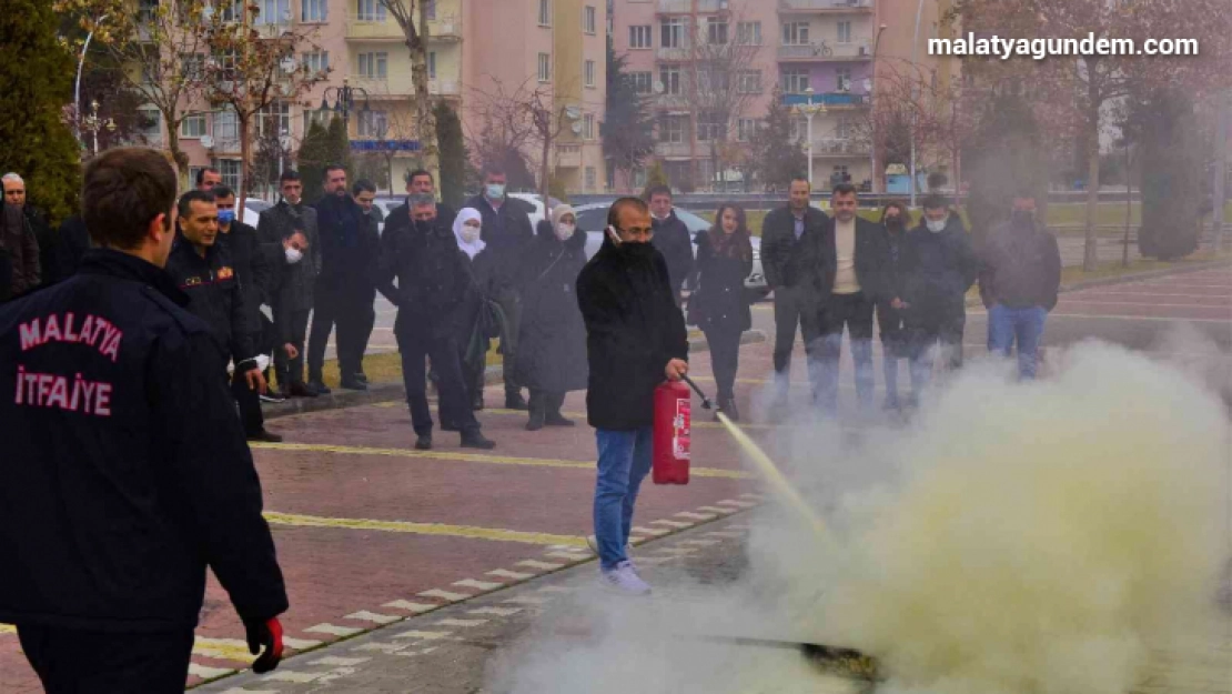 BELSOS Personellerine yangın eğitimi verildi