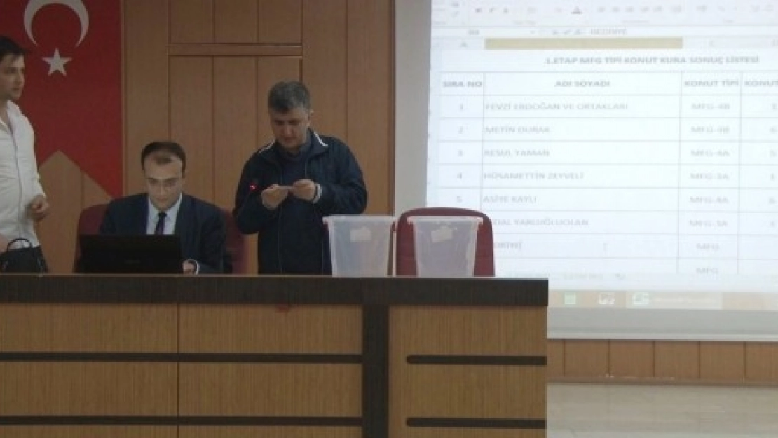 Beydağı Kentsel Dönüşümüi İçin Kura Çekildi