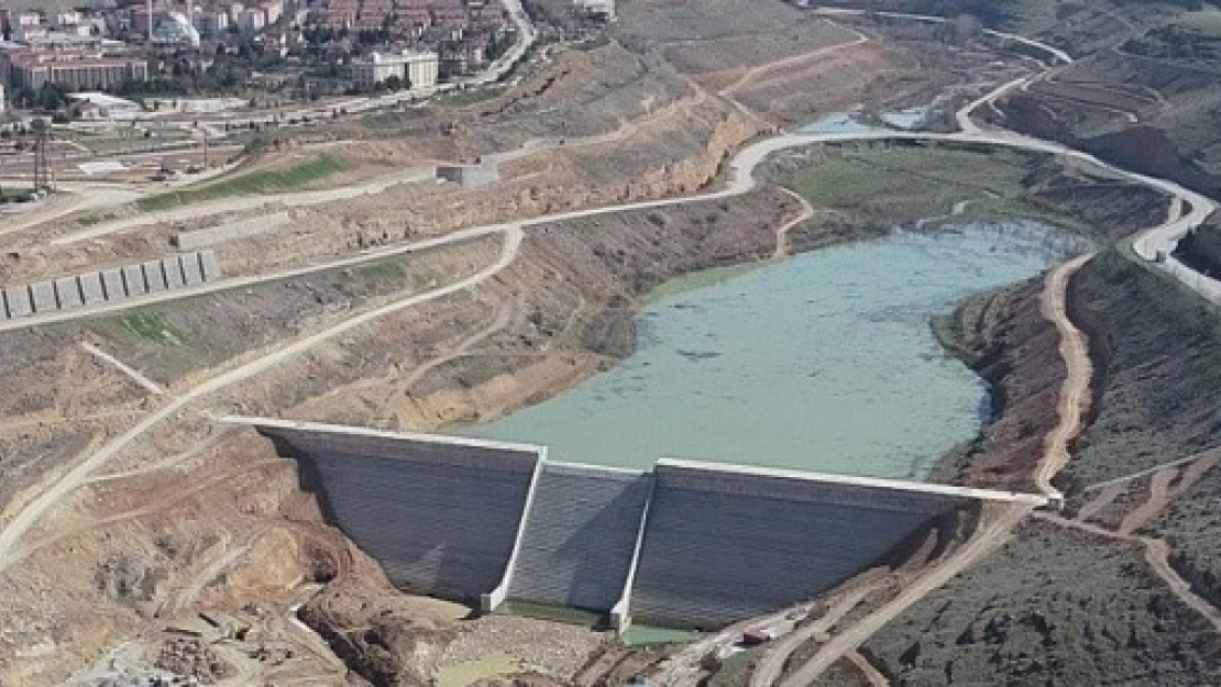 Beylerderesi Göletinde Su Tutulmaya Başlandı