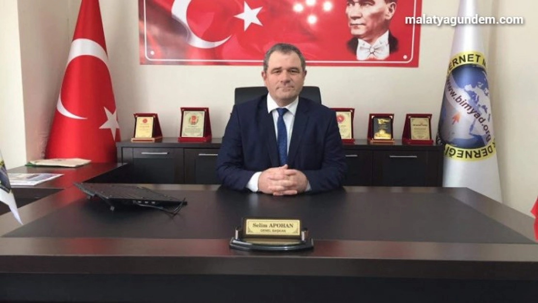 BİMYAD Başkanı Apohan'dan 'Evinde kal haber olma' uyarısı