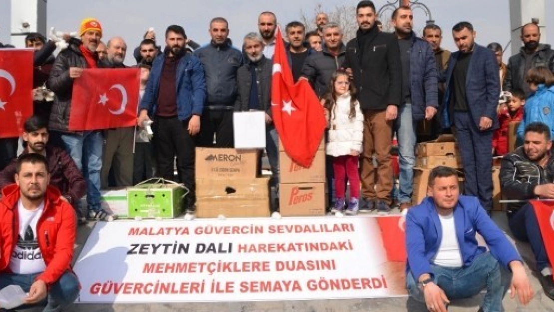 Bin Güvercin Mehmetçik İçin Havalandı