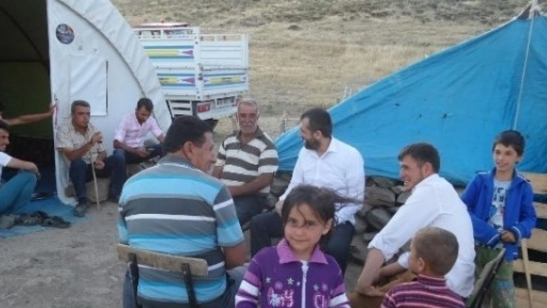 Birlik Başkanı Akın, Yaylacıları Ziyaret Etti