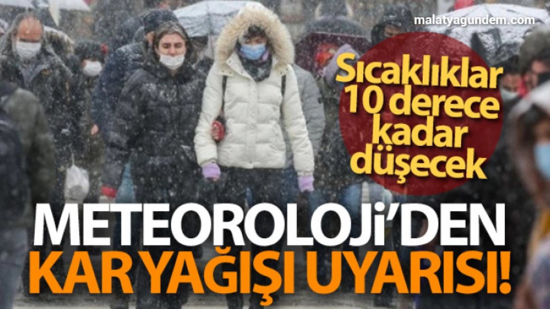 Bugün hava nasıl olacak? Meteoroloji'den kar yağışı uyarısı!