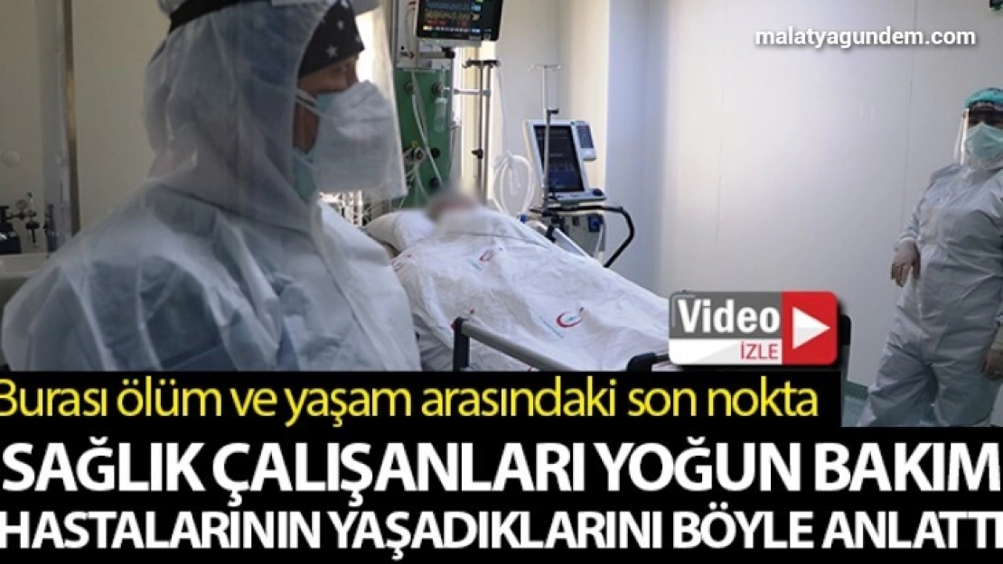 Burası ölümle yaşam arasındaki son nokta