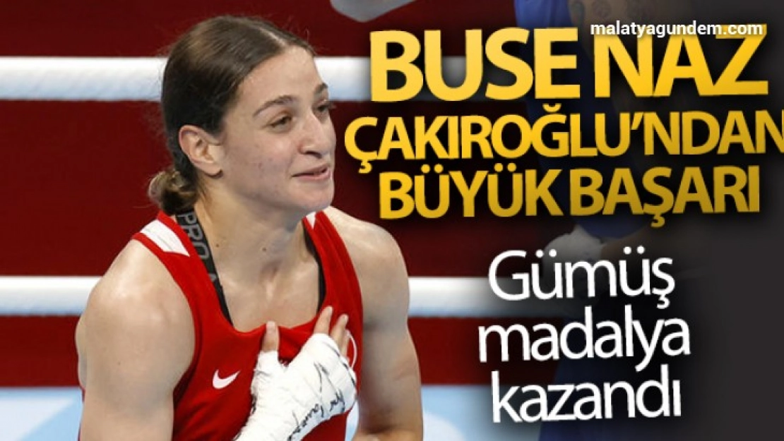 Buse Naz Çakıroğlu'ndan gümüş madalya!