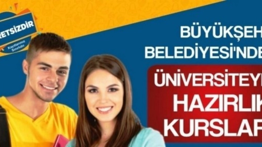 Büyükşehir'den Üniversiteye Hazırlık Kursları