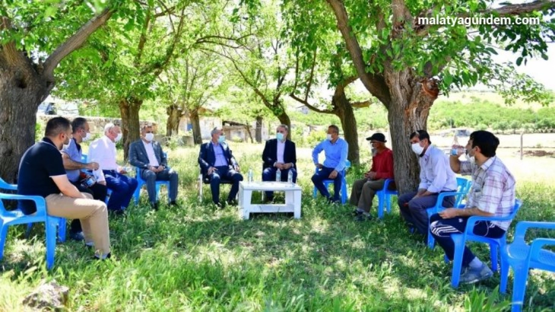Çakır ve Çınar'dan kırsal mahallelere ziyaret