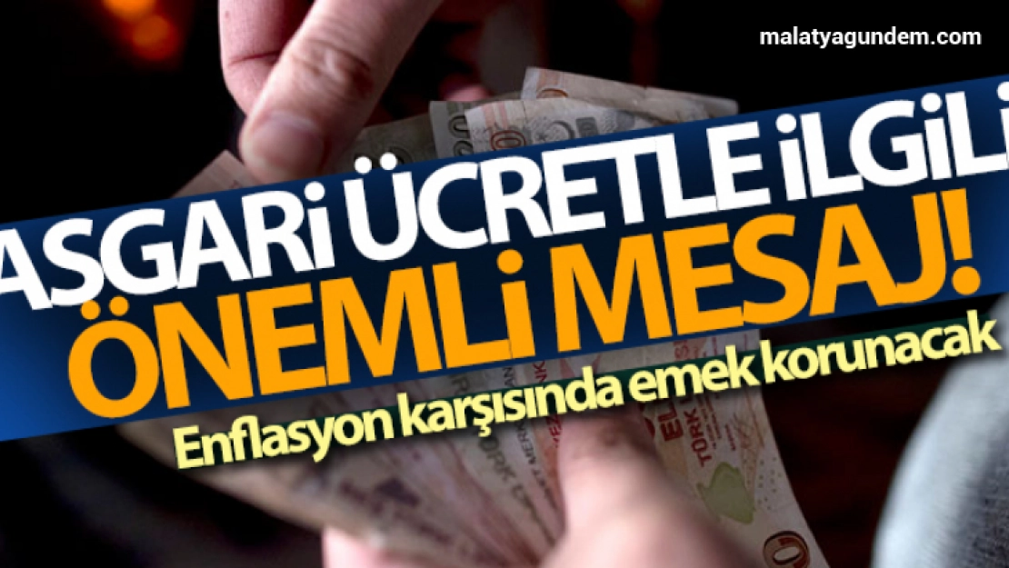Çalışma ve Sosyal Güvenlik Bakanı Bilgin'den asgari ücret açıklaması!