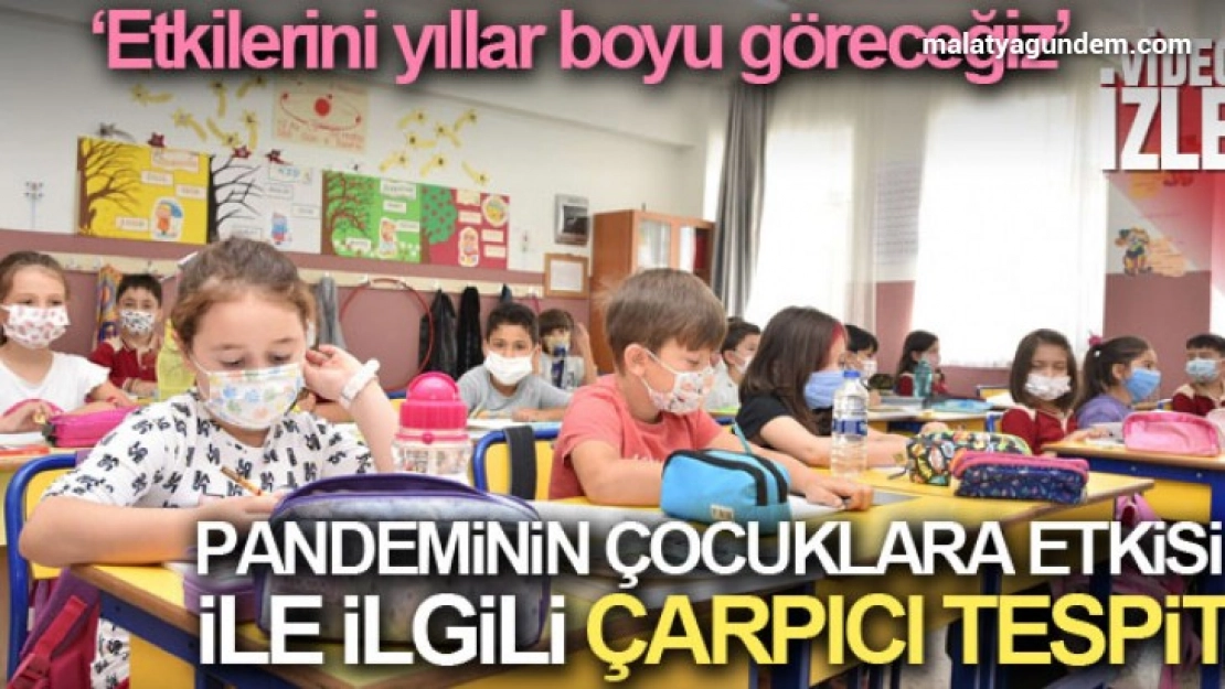 Çarpıcı pandemi tespiti